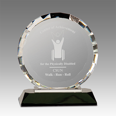 Crystal Clear Round Achievement Award best