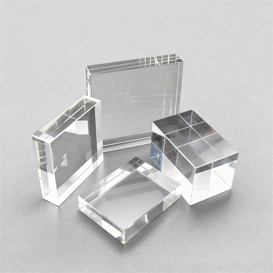 High Quality Blank Crystal Cube For Laser Engraving factory
