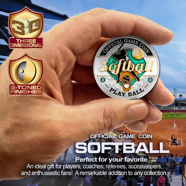Softball Challenge Coins factory