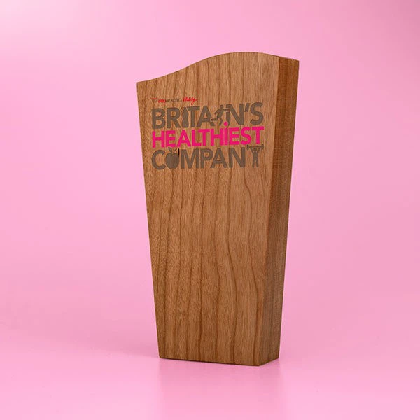 Wood Oak Cylinder Trophy high quality